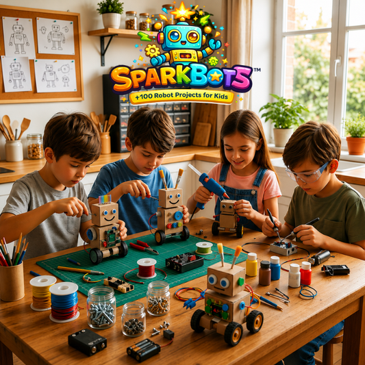 SparkBots™ — 100+ Robot Projects for Kids